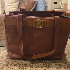 Ferragamo Textured Tote Bag